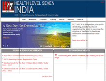 Tablet Screenshot of hl7india.org